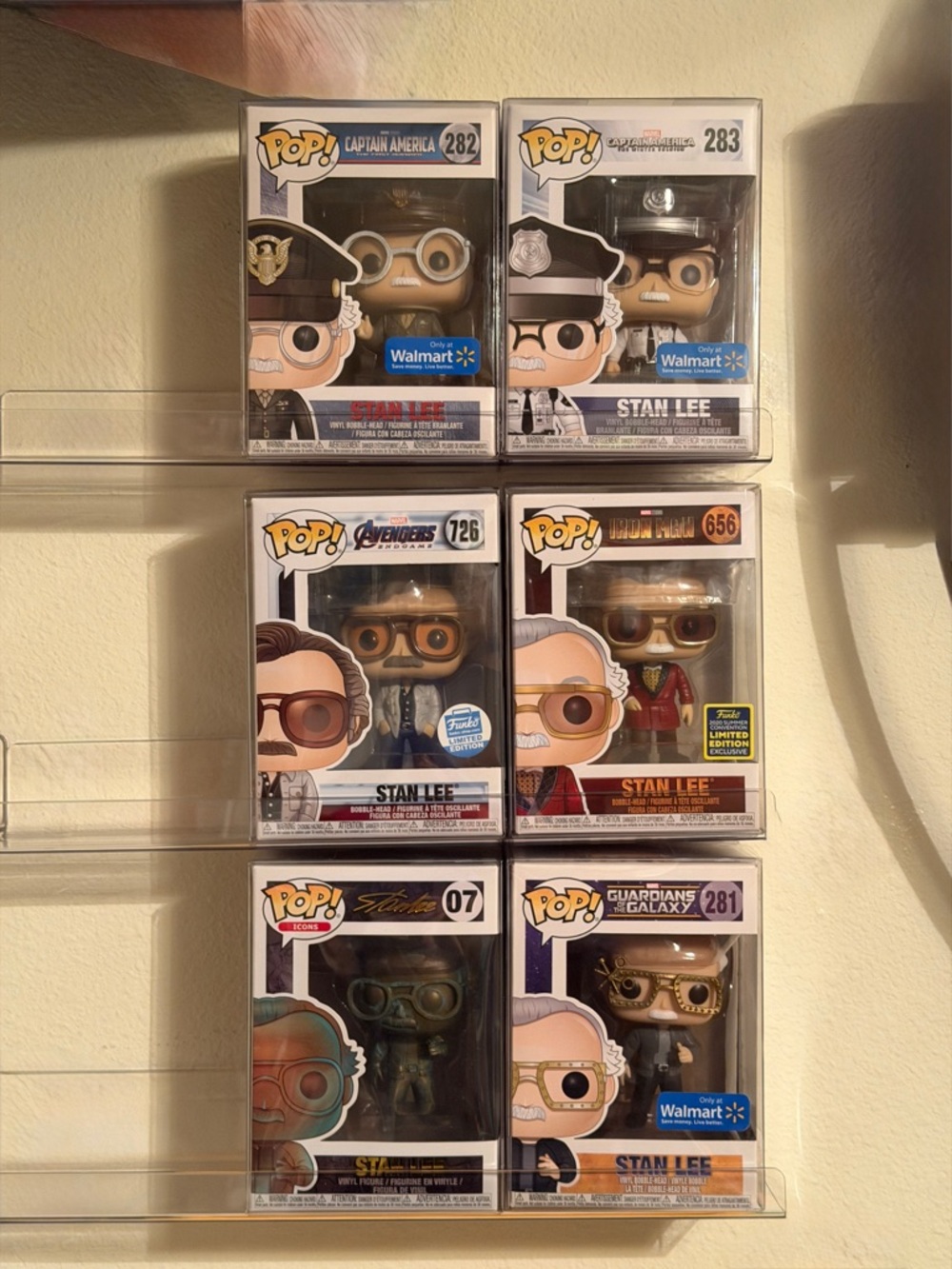 Stan Lee Funko Pop! Bundle of 6.